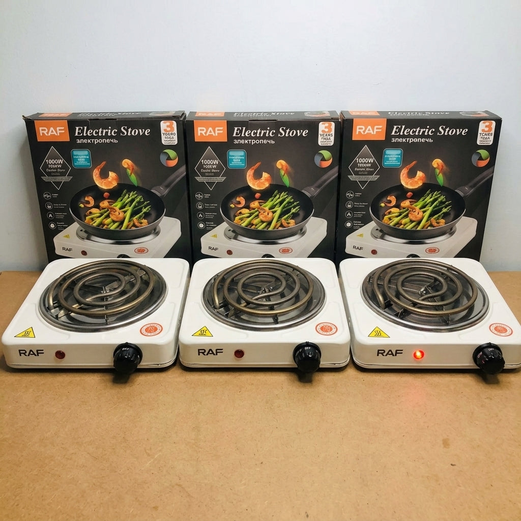 RAF Electric Hot Plate Stove – Portable Electric Cooker for Easy Everyday Cooking