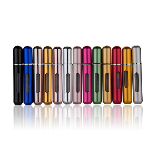 Refillable pack of 3 Mini Perfume Spray Bottle – Portable Travel Atomizer (5ml)