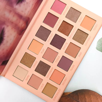 Nude Edition Eyeshadow Palette 18 (Multi Color) 18 G, Matte & Sheer Finish