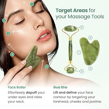 Facial Roller Massager With Jade Stone