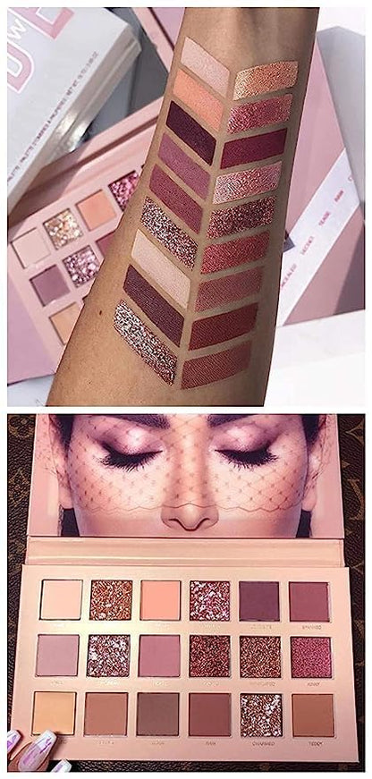 Nude Edition Eyeshadow Palette 18 (Multi Color) 18 G, Matte & Sheer Finish