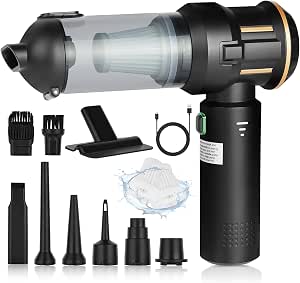 3-in-1 Portable Mini Vacuum Cleaner – Cordless Handheld Cleaner for Home & Car